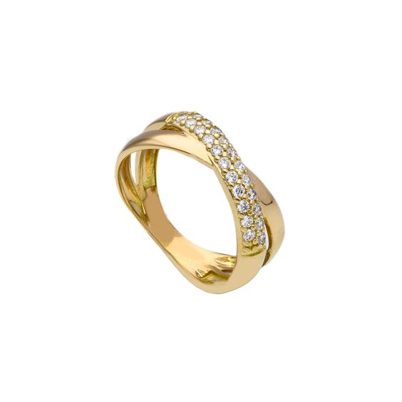 Anello Gioielleria Dossena  Donna pavè in Oro Zircone 267527 - 267527